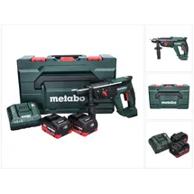 Metabo KH 18 LTX 24 Akku Kombihammer 18 V 2,1 J SDS plus + 2x Akku 5,5 Ah + Ladegerät