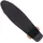 monzana Retro Skateboard Schwarz/Orange mit LED