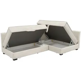 Home Affaire Eckcouch Polyester 3-Sitzer Beige