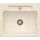Villeroy & Boch Siluet 60 S flat ivory + Handbetätigung + Lochbohrung 2