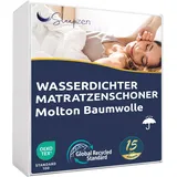 Sleepzen Wasserdichter Matratzenschoner 90 x 200 cm weiß