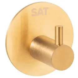 SAT Haken Gebürstetes Gold Edelstahl HACEKNALEP1KBZ