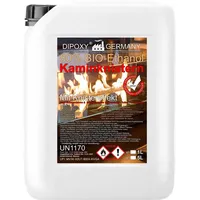 Bioethanol / Ethanol 80% Premium 5L - mit Kaminknister-Effekt für Dekofeuer, Tischkamin, Kamin & Gartendeko-Feuer