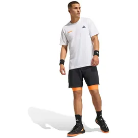 adidas Club Tennis Climacool 2IN1 Trainingsshorts Herren Black/Pure Orange S