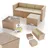 Juskys Punta Cana Loungeset beige