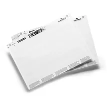 Durable Einsteckschild 800002 Weiß 20,0 x 1,7 cm 100 Blatt