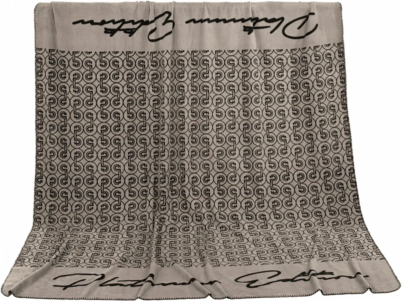 ESKADRON Platinum Abschwitzdecke Fleece Plaid pale grey 210X200