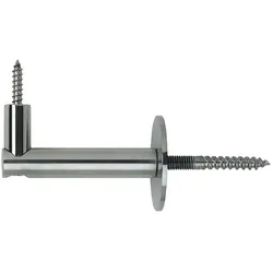 KWS Handlaufträger modern winkelig - Edelstahl matt