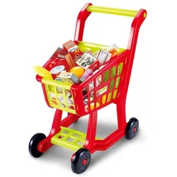 Hausmann 230526 - Toy Toy Toy - Einkaufswagen, gefüllt, 28 Teile