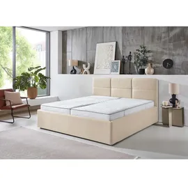 SUN GARDEN Durango Polsterbett Holzwerkstoff/Polyester - Weiß