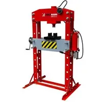 Holzmann Maschinen Werkstattpresse Metall 200 mm rot