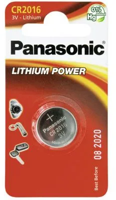 Panasonic Batterie Lithium CR2016