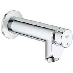 Grohe Euroeco Selbstschluss-Wandventil CT ohne Mischung, Markierung Blau/Rot, Chrom 36266000