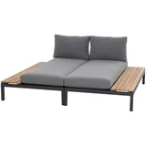 Siena Garden Alvida Loungesofa schwarz links