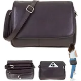 Alessandro Salvatore Florenz 12975 Schultertasche Leder Brown