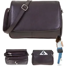 Alessandro Salvatore Florenz 12975 Schultertasche Leder Brown