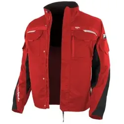 Bundjacke "IRON" rot/schwarz, Gr. XL (54/56) - rot/schwarz - XL