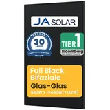 JASolar 440Wp Full Black Bifaziale Solarmodule JAM54D41 Glas-Glas 440Wx1 PV Panel für Balkonkraftwerk(1 Stück)