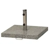 Siena Garden Schirmständer Granit 45 kg eckig Grau