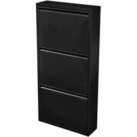 [en.casa] Sokndal 50 x 104 x 15 cm 3 Klappen schwarz