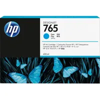 HP 765 400 ml Cyan Ink Cartridge DesignJet T7200
