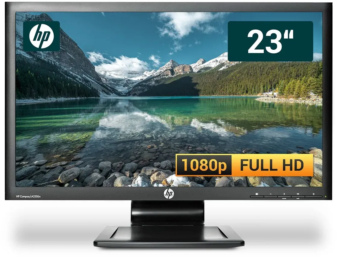 HP Compaq LA2306x - 23 Zoll Full HD TFT Flachbildschirm Monitor - schwarz