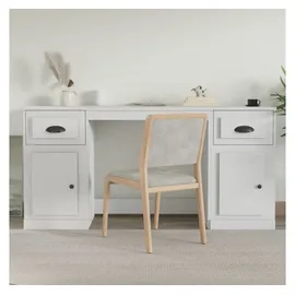 vidaXL Schreibtisch mit Stauraum Weiß