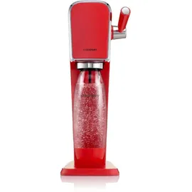 Sodastream Art mandarin red + Kunststoffflasche + CO2-Zylinder