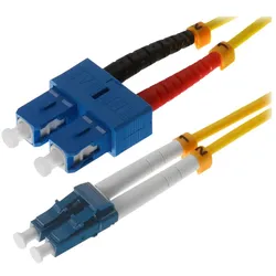 Helos Patch-Kabel - LC Single-Modus (M) bis SC Single-Modus (M)