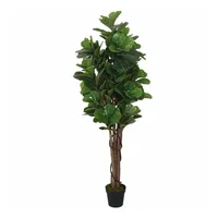VidaXL Feigenbaum Künstlich 134 Blätter 120 cm Grün
