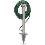 Relaxdays Wasserzapfstelle 66x29x15 cm Edelstahl silber