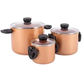 Bo-Camp Slauson Topfset 3-teilig, bronze