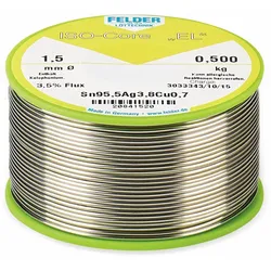 FELDER LÖTTECHNIK Lötdraht 20841030 ISO-Core “EL“, 500 g