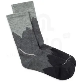 Buff LW Merino Wool Crew Socken 2 Paar Schwarz 36-38