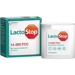 Lactostop 14.000 FCC Tabletten Spender 40 St