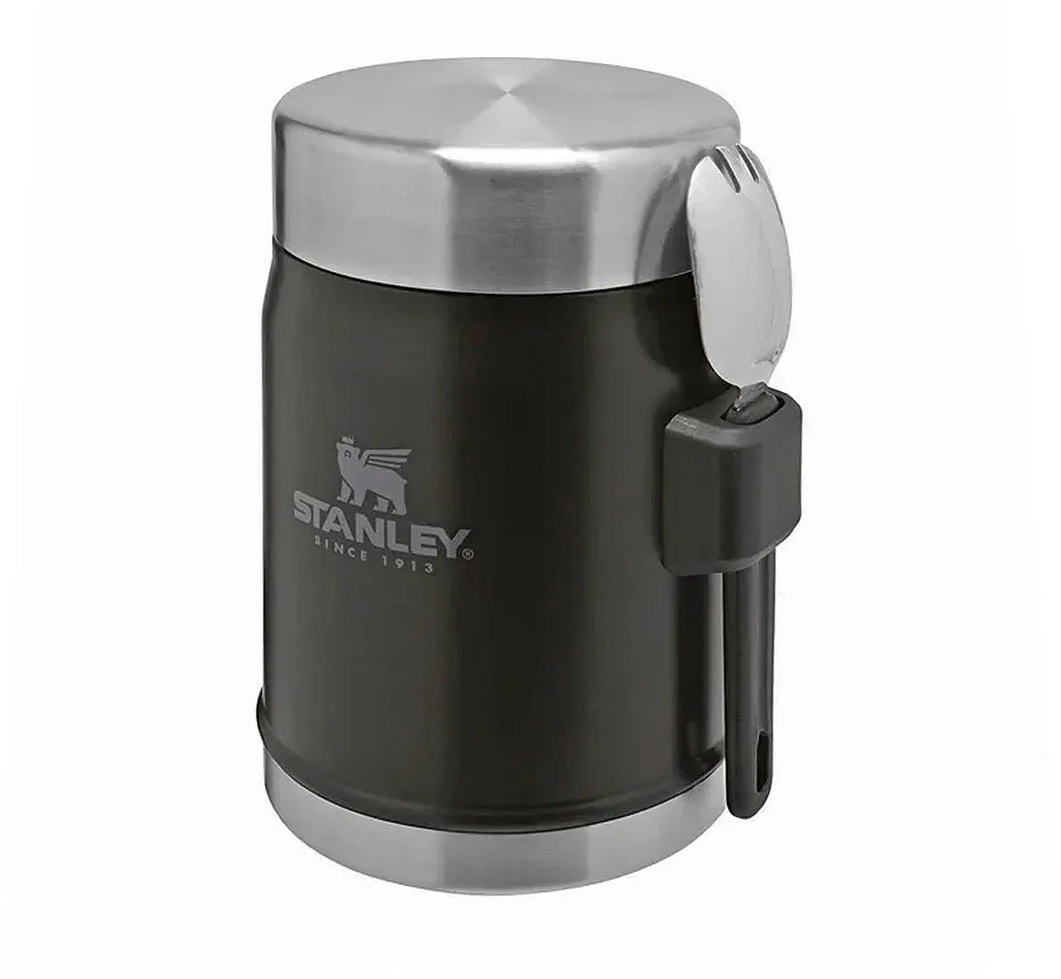 Stanley The Legendary Classic Food Jar mit Spork 0.4 Liter matte black pebble