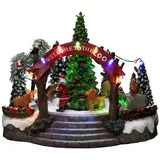 Konstsmide Weihnachtszoo mit Musik 19 Dioden 28 cm mehrfarbig