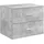 vidaXL Wandaufbewahrung Badezimmer Betongrau 62,5 x 44,5 x 50 cm