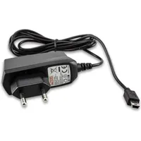 caseroxx Ladegerät Reiselader für Garmin DriveSmart 55 & Digital Traffic, hochwertiges Ladegerät mit Netzteil zum Aufladen (Flexibles, stabiles Kabel in schwarz)