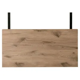 Mäusbacher Ansatzplatten 2er Set BIG SYSTEM DELUXE, 50 x 100 cm - Viking Eiche Dekor - Metall