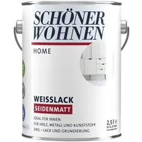 Schöner Wohnen DurAcryl Weißlack seidenmatt 2,5 l