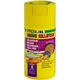 JBL PRONOVO KILLIFISH GRANO, Hauptfutter für Killifische von 3-10 cm, Fischfutter-Granulat, Klickdosierer, Größe S, 100 ml