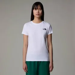 THE NORTH FACE Damen Shirt W S/S REDBOX TEE, TNF WHITE, S