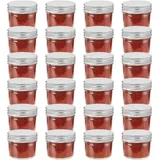 vidaXL Marmeladenglas 110 ml 24 St.