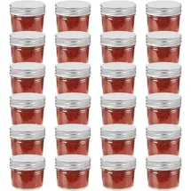 vidaXL Marmeladenglas 110 ml 24 St.