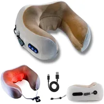 Best Direct Wellprime Nackenmassagegerät Miracle Massager, 3 Modi, Vibration + Massage, entspannt Muskeln und lindert Nackenschmerzen, elektrisches Massagegerät