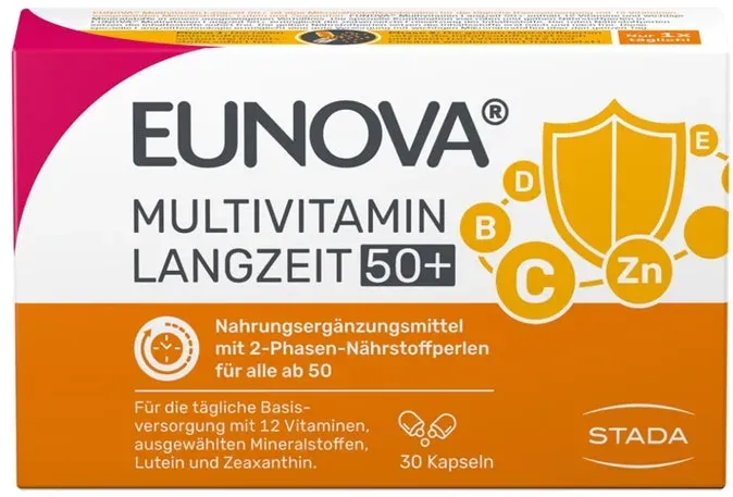 Preisvergleich Produktbild Eunova Langzeit 50+ Multivitamine / Mineralstoffe 30 St