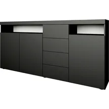 borchardt Möbel Highboard »Kapstadt«, Breite 200 cm schwarz