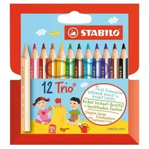 Stabilo Trio dick und kurz Buntstift 12 St.