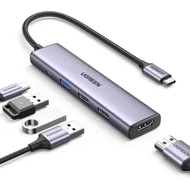 UGREEN 5-in-1 USB-C to HDMI/USB 3.0/2*USB 2.0/PD
